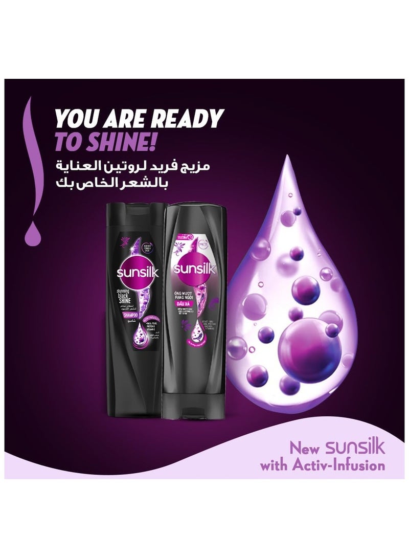 Sunsilk Stunning Black Shine  Shampoo 1 Litre - Image 4