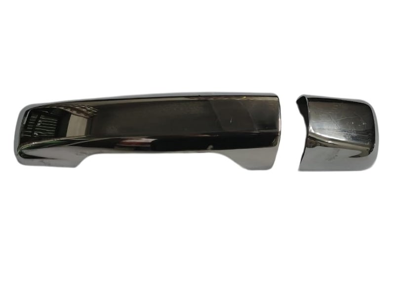 SmartFX SF SMARTFIX Mahindra Thar Roxx 2024 Catch Cover | Door Handle Cover/Protector, Chrome-Finish ABS Material, Silver, Set of 6 Pieces with Adhesive Back - Image 5