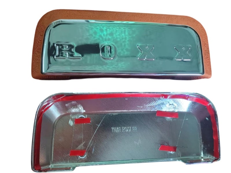 SmartFX SF SMARTFIX Mahindra Thar Roxx 2024 Catch Cover | Door Handle Cover/Protector, Chrome-Finish ABS Material, Silver, Set of 6 Pieces with Adhesive Back - Image 3