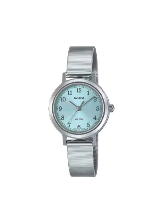 CASIO Women's Analog Display Watch With Silver Stainless Steel Mesh  Strap - LTP-B170D-2BVDF