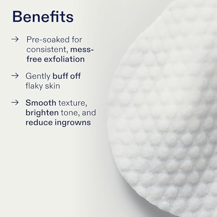 Skinfix AHA/BHA Niacinamide Exfoliating Pads - 60 Pads - Visibly Reduces Discoloration, Removes Dead Skin, Releases Ingrown Hairs & Unclogs Pores with Lactic Acid - Vegan, Cruelty Free - Image 3