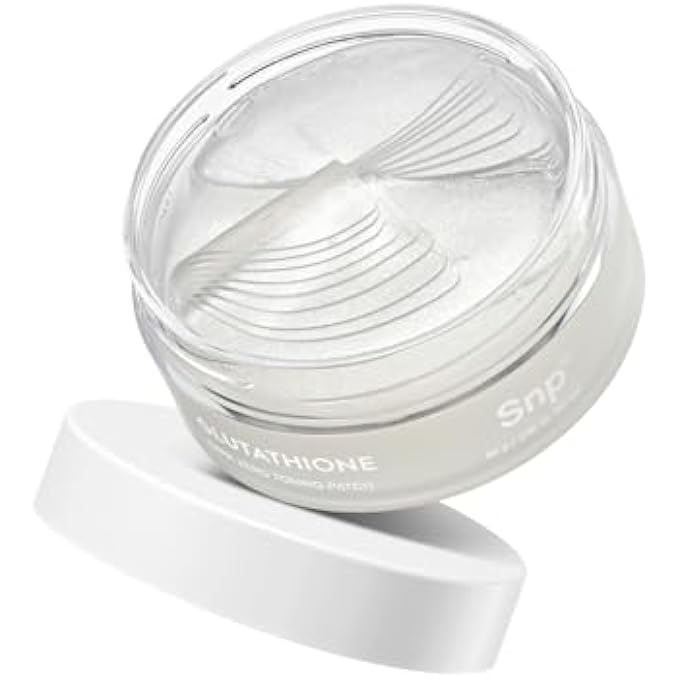 SNP 99% Glutathione + Niacinamide B3 Eye Patch | Nourishing Under Eye Patches for Blemishes and Dark Spots | Under Masks for Puffy Eyes and Dark Circles | Korean Skincare | 60 Patches - Image 1