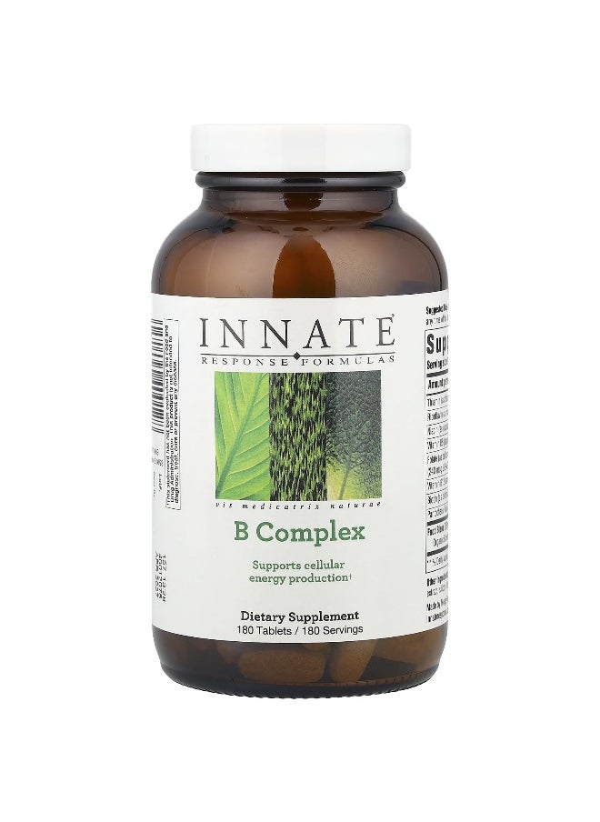 Innate Response Formulas Innate Response Formulas, B Complex, 180 Tablets  - Image 1