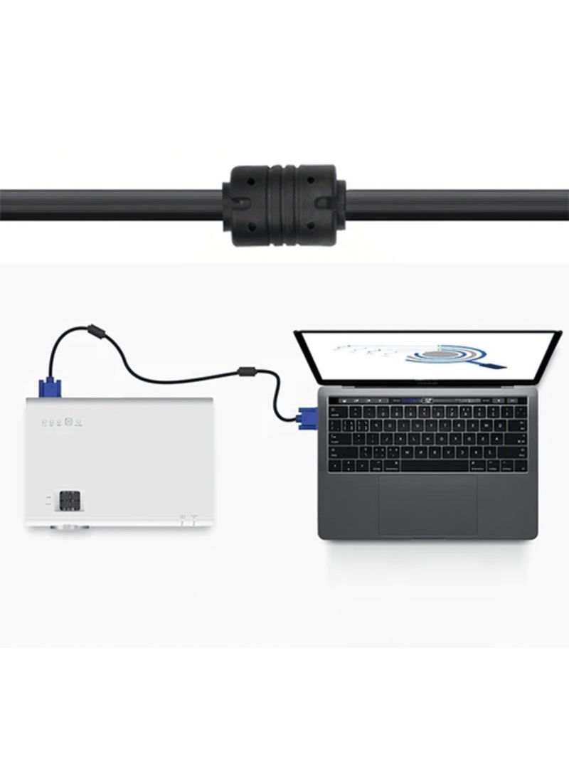 VGA to VGA Monitor Cable HD15 Male to Male for TV Computer Projector (5 M) - Image 5