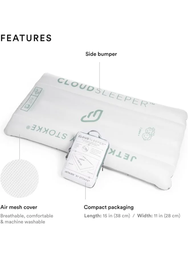 ستوك Stokke Cloud Sleeper Inflatable Toddler Travel Mattress Bed For Kidswith Integrated Pump, Breathable Mesh Cover And Full - Length Bumpers To Keep Your Child Safe Easy To Cleanfor Ages 3+