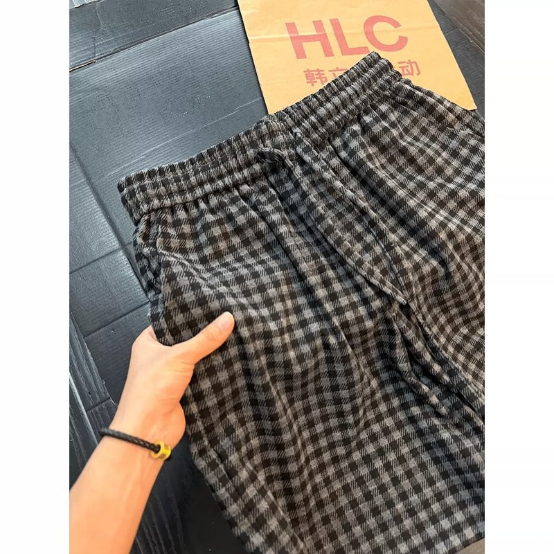 Men's Vintage Plaid Shorts - Image 4