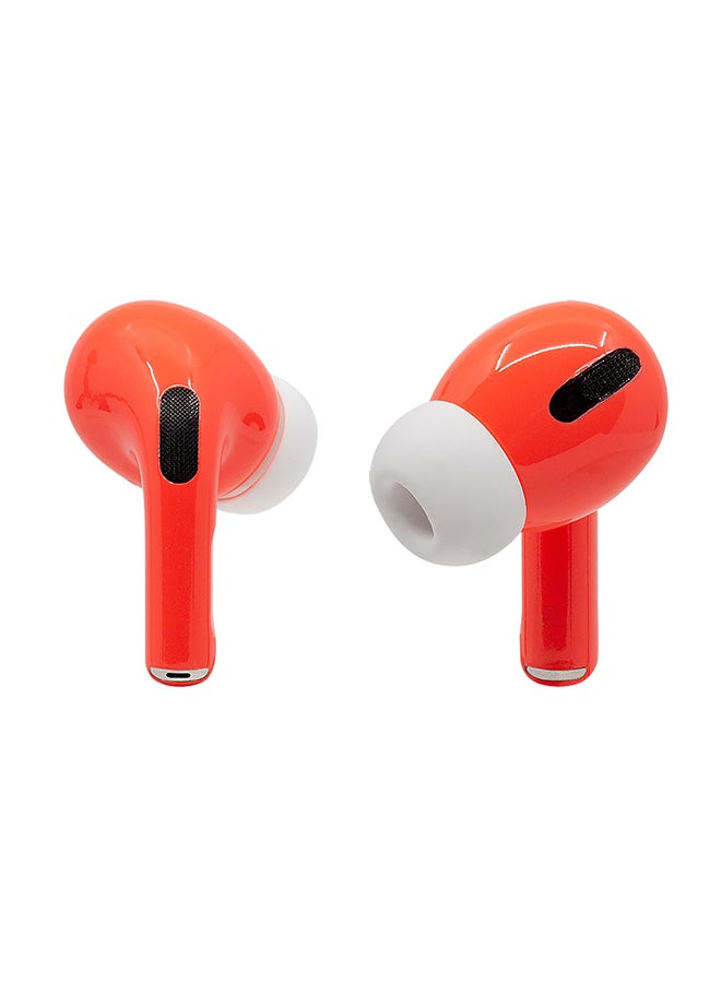 Switch Custom Painted Original Apple AirPods Pro Gloss Finish Coral - Image 3