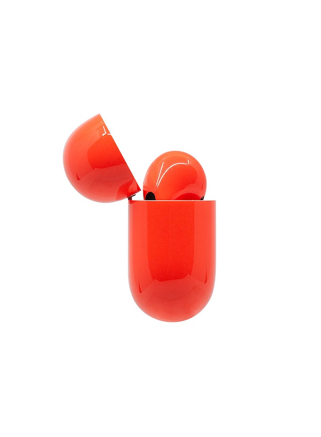 Switch Custom Painted Original Apple AirPods Pro Gloss Finish Coral - Image 4