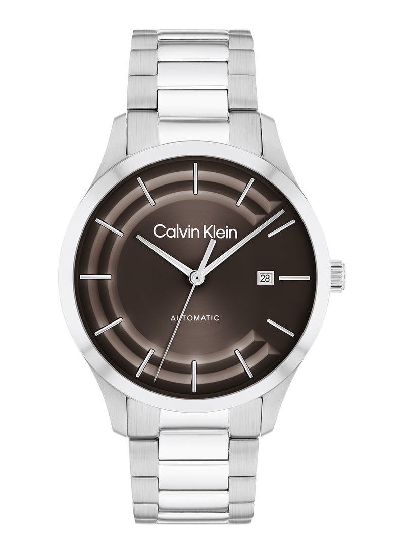 CALVIN KLEIN CALVIN KLEIN ROUND ANALOG UNISEX'S BROWN CASE WATCH - 25300024  - Image 2