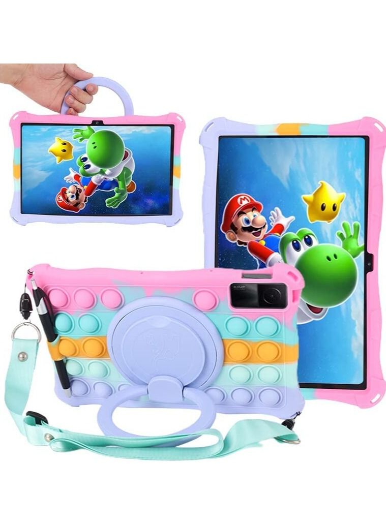 Case Compatible with Xiaomi RedMi Pad 10.61 inch 2022 Kids Soft Silicon 360 Rotating Ring Stand Cover Funda for RedMi Pad 10.61'' Case Capa  - Image 1
