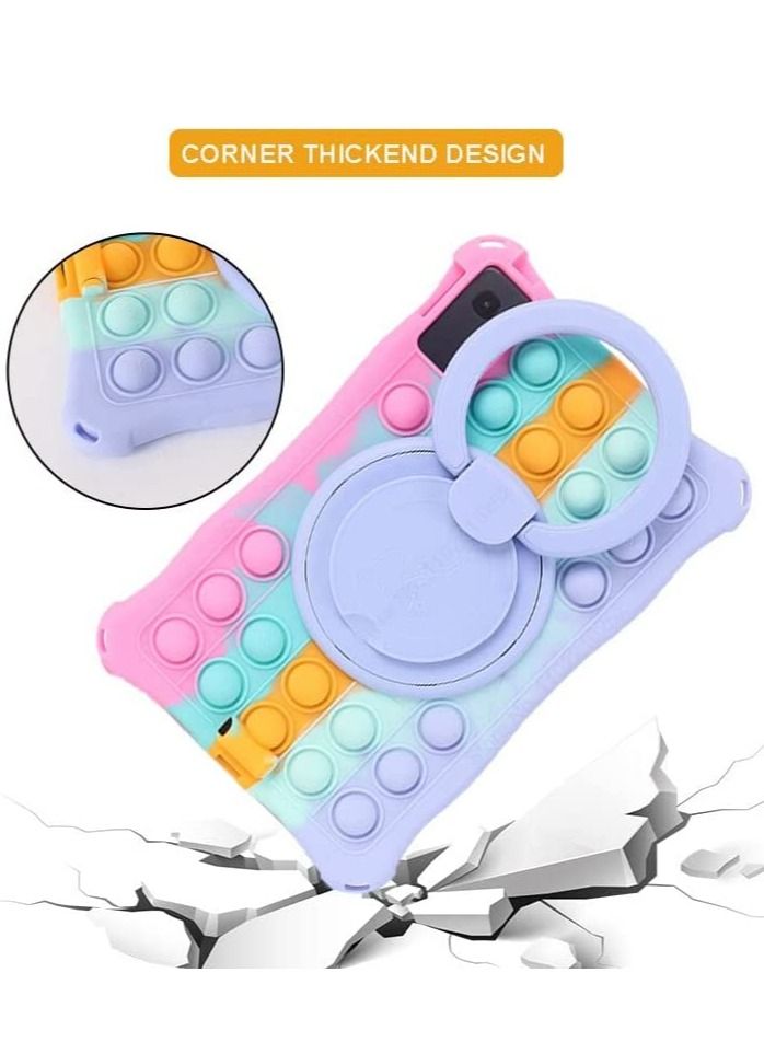 Case Compatible with Xiaomi RedMi Pad 10.61 inch 2022 Kids Soft Silicon 360 Rotating Ring Stand Cover Funda for RedMi Pad 10.61'' Case Capa  - Image 3
