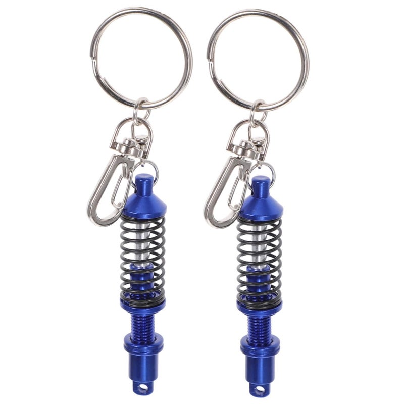 Blue Coilover Keychain Key Holder Durable Creative Birthday Gift Present - Image 5