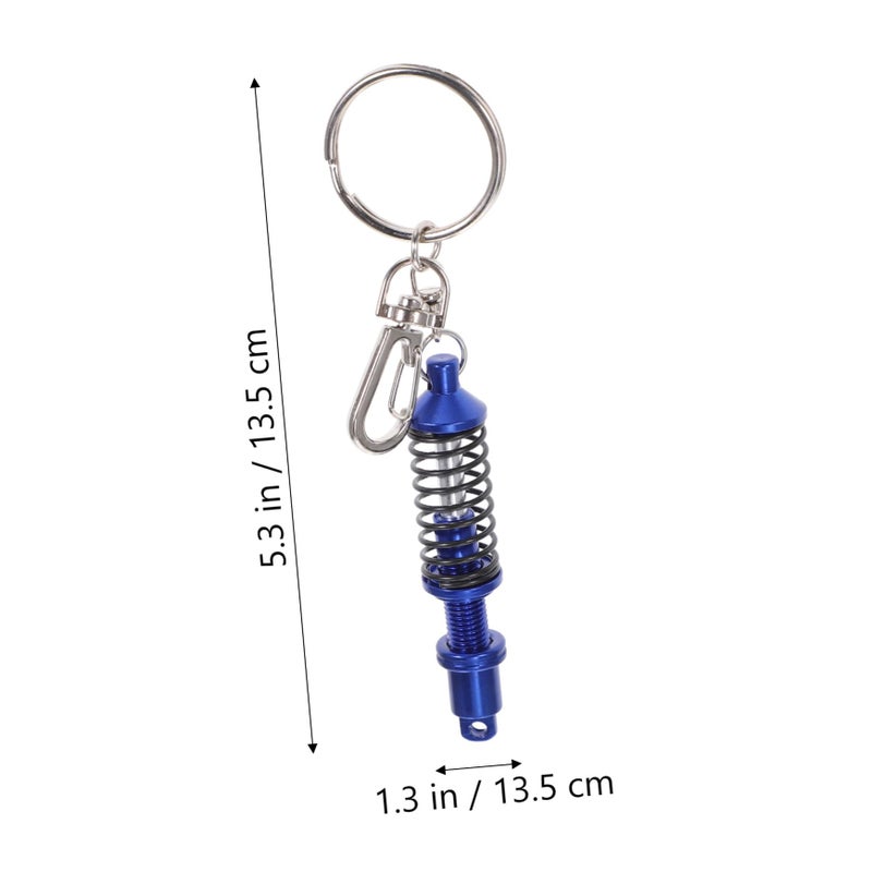 Blue Coilover Keychain Key Holder Durable Creative Birthday Gift Present - Image 3