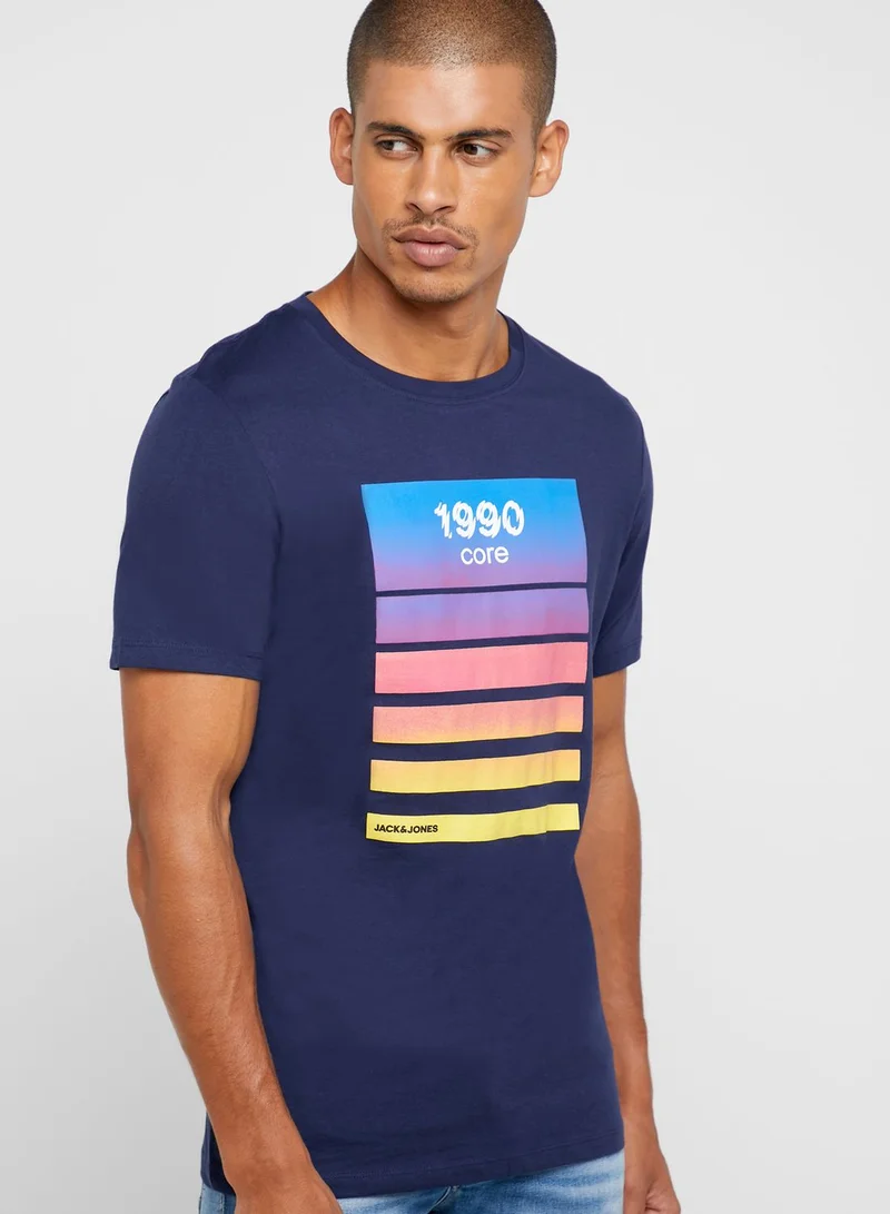 JACK & JONES Raul Crew Neck T- Shirt