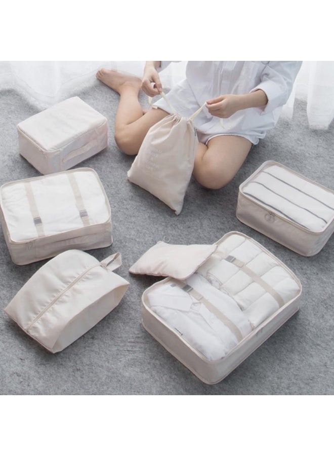 ECVV 8 Set Packing Cubes for Suitcases Luggage Packing Organizers with Laundry Bag Shoe Bag Underwear Bag - Image 2