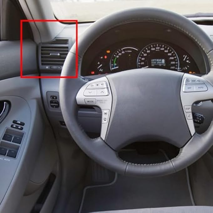 ريحني لوحة تهوية مكيف في لوحة القيادة المركزية، لوحة تهوية السائق والراكب على جانب الراكب، مخرج مجرى هواء، تهوية تهوية، تجميع فتحة هواء محسن، استبدال شبكة تهوية التهوية المكيفة ل Xv40 من 2007 إلى 2011 - Image 4