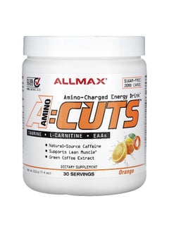 Allmax ALLMAX, ACUTS™, Amino-Charged Energy Drink, Orange, 7.4 oz (210 g)  - Image 1