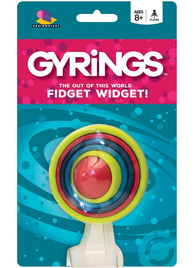 Gamewright - Brainwright Gyrings The Out Of This World Fidget Widget Multicolored 5" - Image 1