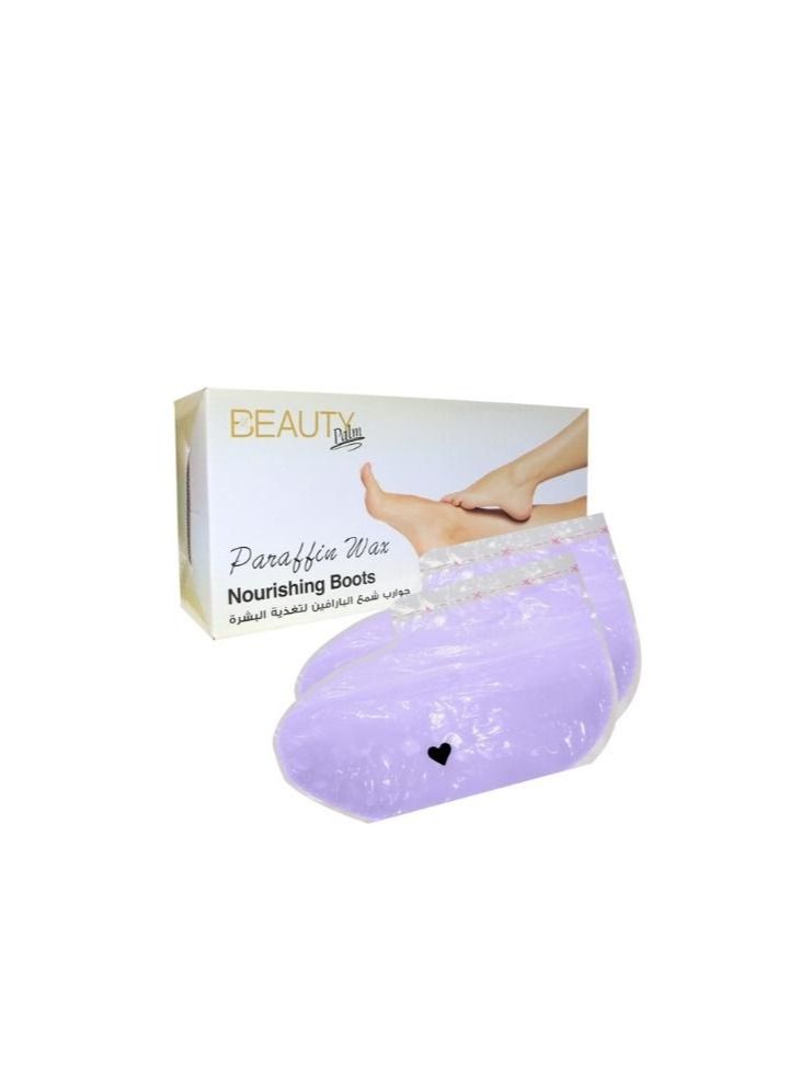 Beauty Palm Foot Paraffin Wax  Lavender 6 Pairs