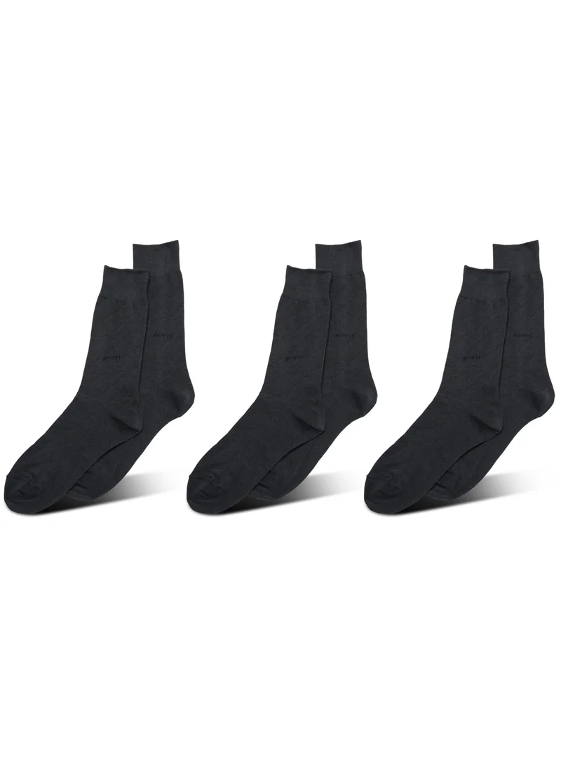 AMPM MEN'S FORMAL SOCKS (PACK OF 3) - GREY