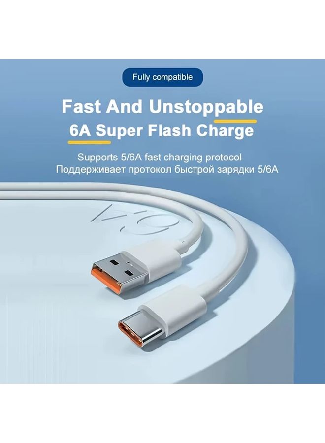 66W Fast Charging USB C to A 6A Cable 59 06 Inch for Phones and Notebook - Image 4