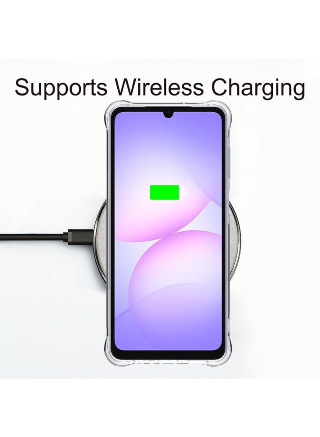 Phone Case For Samsung Galaxy A07 Crystal Clear Ultra Slim Anti Scratch Shockproof Protective TPU Back Cover - view 5