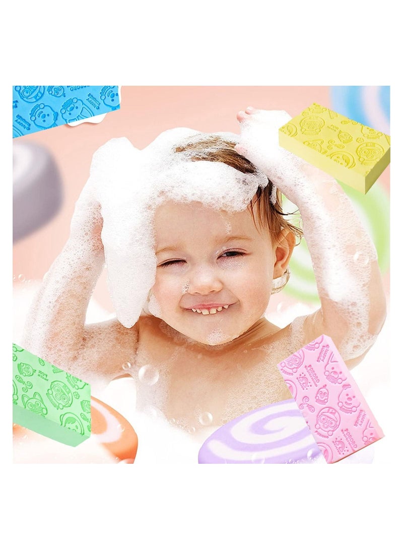 3 Pcs Baby Shower Brush Soft Bath Sponge - Image 3