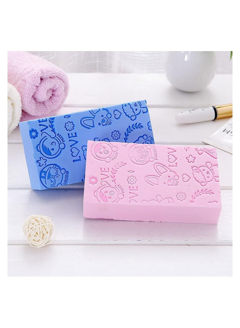 3 Pcs Baby Shower Brush Soft Bath Sponge - Image 2