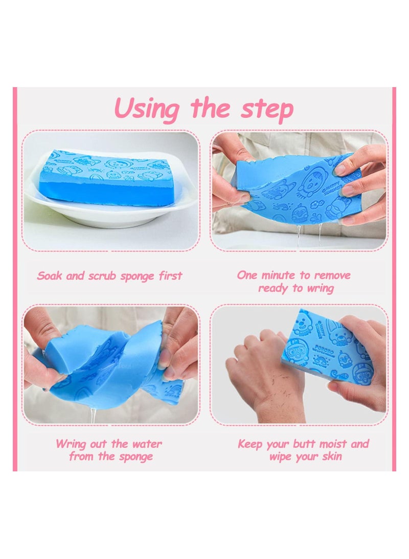 3 Pcs Baby Shower Brush Soft Bath Sponge - Image 5