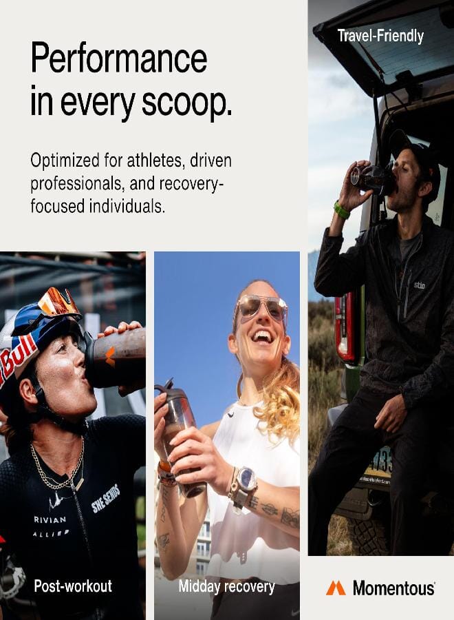 مسحوق بروتين مصل اللبن من مومنتوس - 20 جرام بروتين معزول - معتمد من NSF، خالي من الغلوتين، 24 حصة للاستخدام اليومي الأساسي، فانيليا (قد يختلف التعبئة) - Image 4