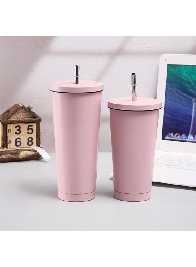 304 Stainless Steel Suction Cup Large Capacity Portable Vacuum Insulation Cup Color Small Fresh Portable Straight Cup