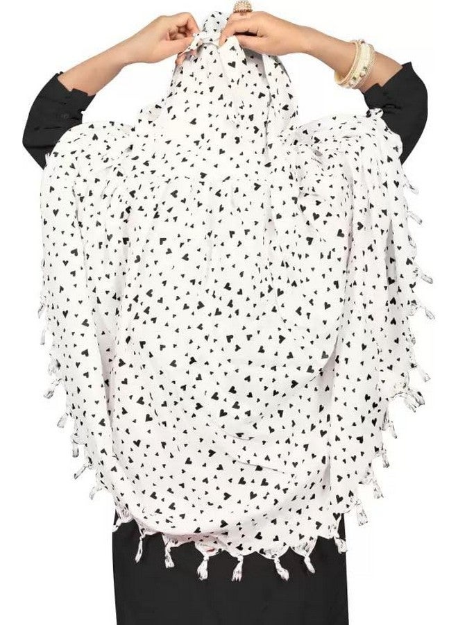 eloska world eloska world Cotton Different Design Long Scarf Cum Mask svarves Usable for vehicle Drive Universal Size | For Girl & Women - Image 3