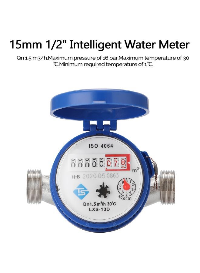 TS Intelligent Water Meter Blue/Grey 12x8x8.50centimeter - Image 4