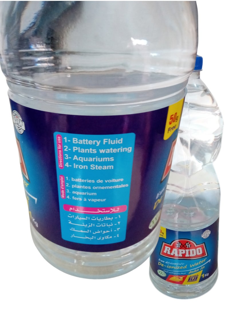 Rapido Rapido Distilled Water Carton 12 Pack * 1 Liter  - Image 3