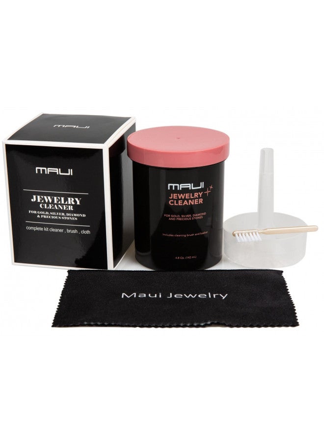 Maui Maui Liquid Jewelry Cleaner Solution Complete kit with Cloth .. NOT Guaranteed to Work on All Jewelry. Only Works on 95% of specified Jewelry Below. Must Read Description  - Image 4