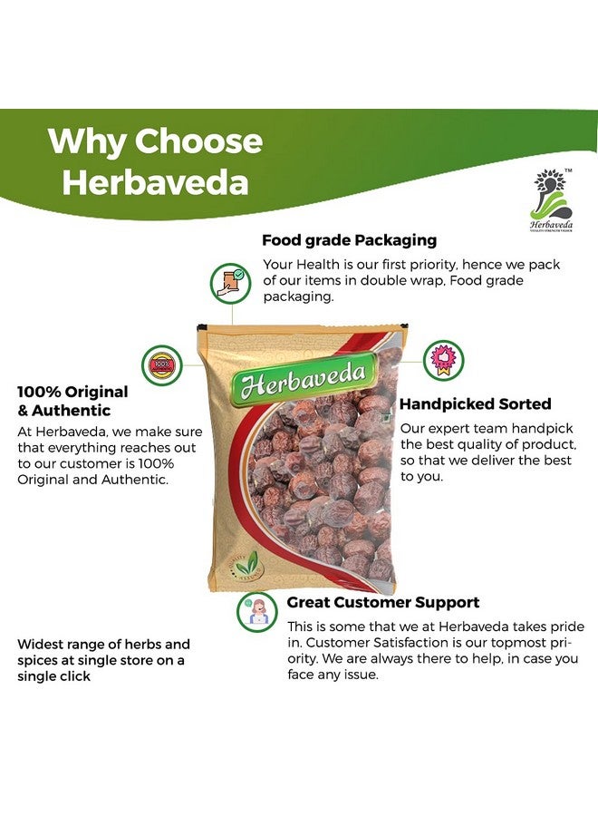 LEANBEING Herbaveda- Unnab ber red dry (200g) | jujube | Zizyphus Sativa Gaetn | Jujube Dry fruit - Image 4