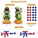 AuroTops Movable Dinosaur Shooting Toys for Kids Ages 58 for 68 Year Old Boys Girls Dinosaur Toys with Mist SprayRoar LightShooting Games for Kids Birthday Gifts Outdoor Indoor - Image 4