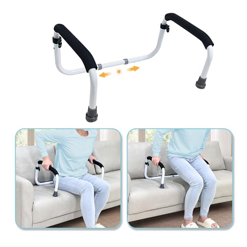 NEAUDE Couch Cane Stand Up Assist Chair Lift Devices for Seniors Elderly Couch Rails Assistance Bed Handles Seat Assist Grab Bar Standing Mobility Aids Equipment Fall Prevention Handicap Seat Lifter - Image 1