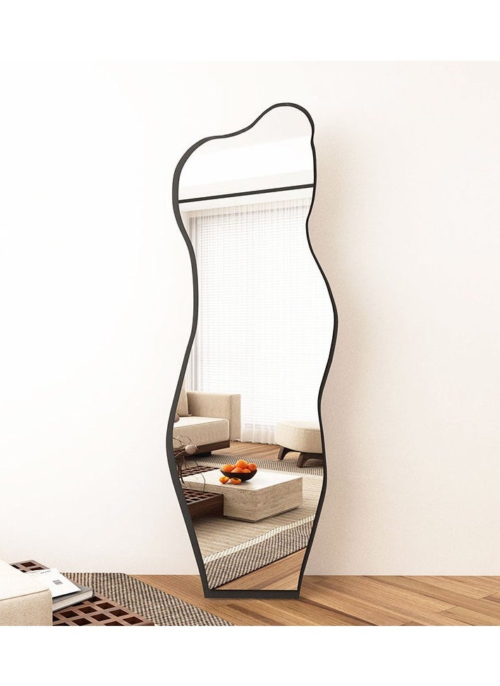 Irregular Clouds Shaped Asymmetrical Mirror Unique Shape Mirror Large Irregular Decorative Floor Full length Body Mirror Black 150x40cm - pzsku/Z295B598B1551AB5CBB09Z/45/_/1700560187/9fa58ed4-6f60-42b0-a2f7-7ab1101e7681