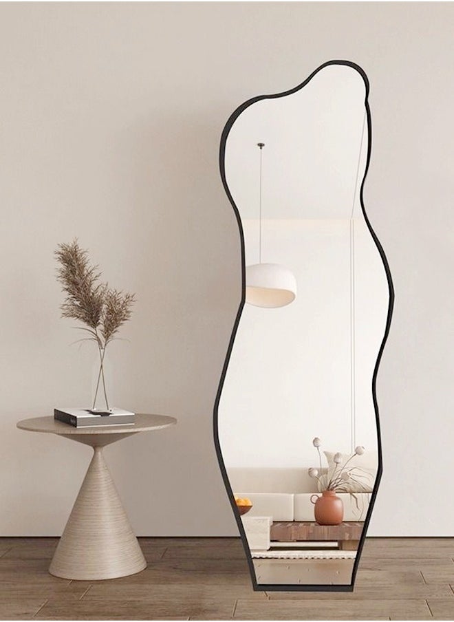 Irregular Clouds Shaped Asymmetrical Mirror Unique Shape Mirror Large Irregular Decorative Floor Full length Body Mirror Black 150x40cm - pzsku/Z295B598B1551AB5CBB09Z/45/_/1700560217/75a39f21-2161-4068-aee7-c87a1051d69f