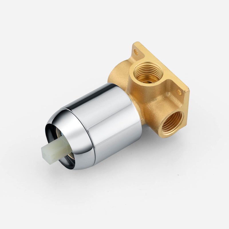 SUMERAIN Bathroom Shower Faucet with Valve, 8 Inch Rain Shower Head and Faucet Set Single Handle, Chrome Finish - Image 5