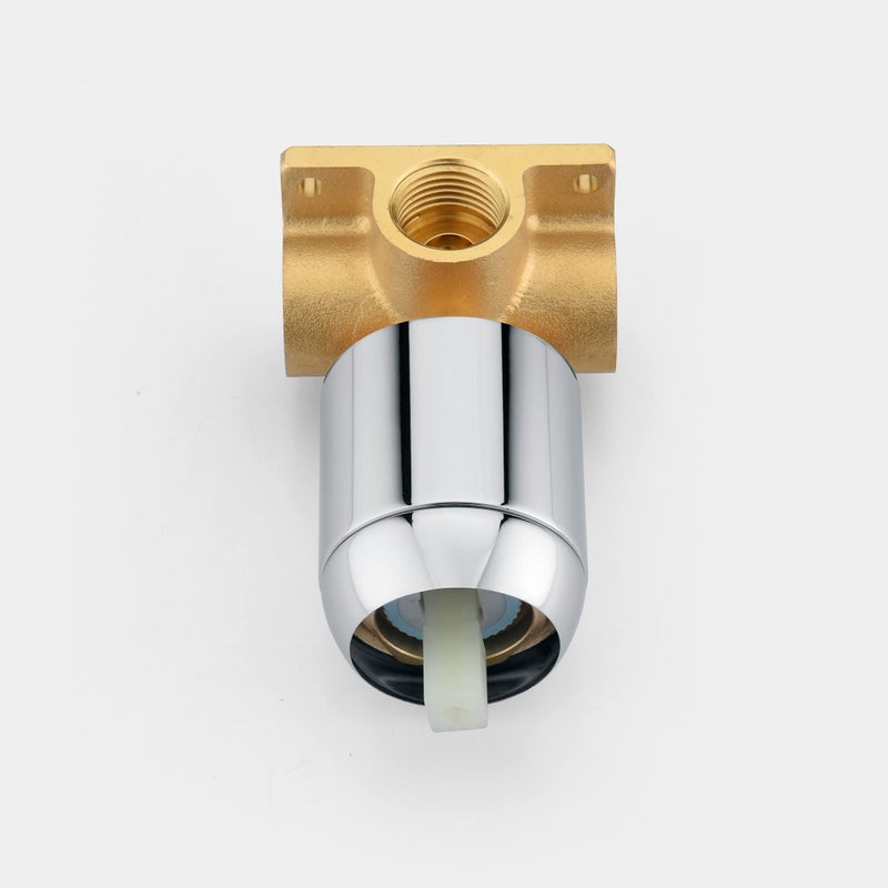 SUMERAIN Bathroom Shower Faucet with Valve, 8 Inch Rain Shower Head and Faucet Set Single Handle, Chrome Finish - Image 4