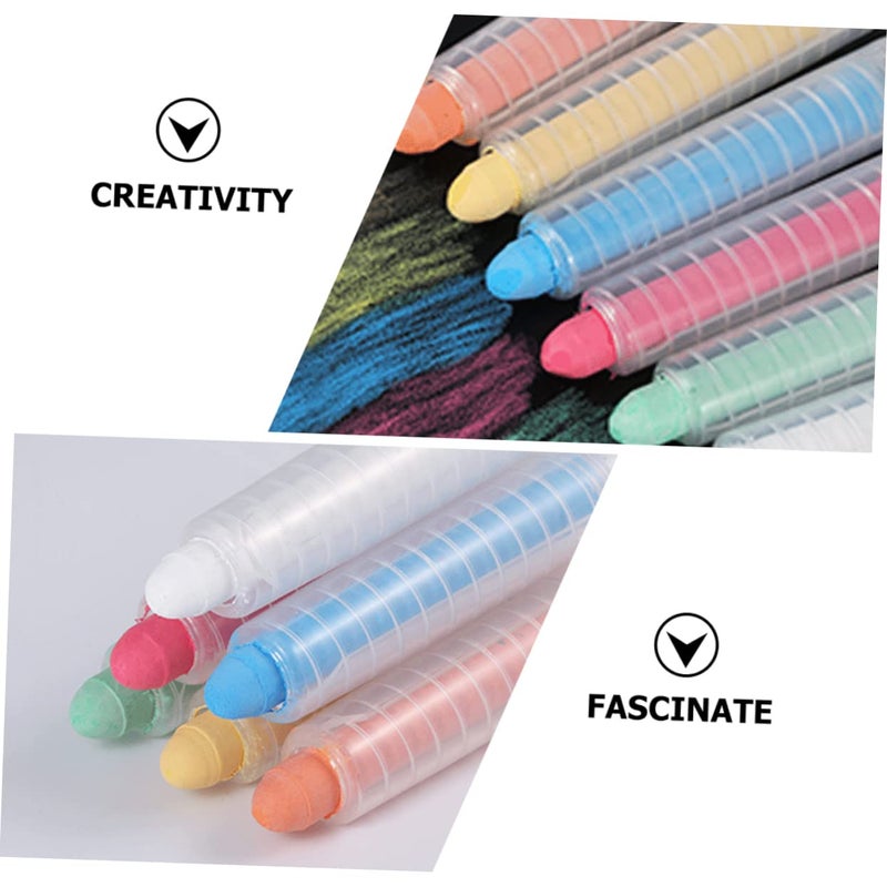 Water Soluble Washable Chalk 5 Pack Vibrant Colors For Kids Art Activities - Image 4