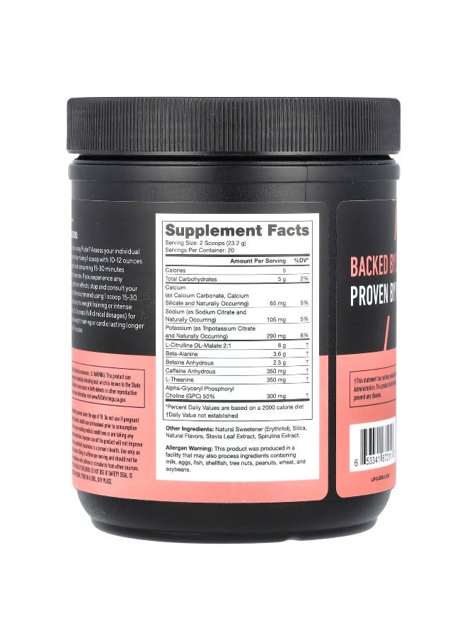 Legion Athletics Legion Athletics, Pulse, Pre-Workout Drink, Blueberry Lemonade , 1.02 lbs (464 g)  - Image 2