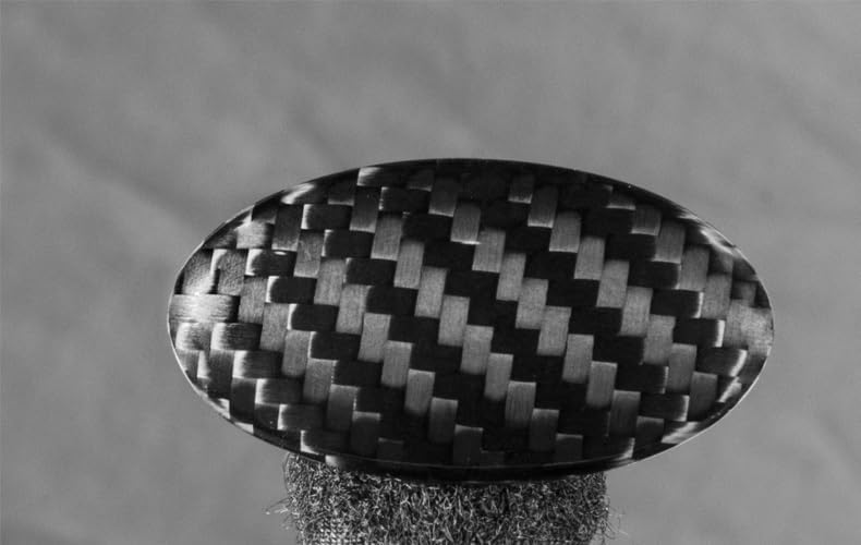 QASULER Carbon Fiber Car Shifter Head Sticker - Image 4