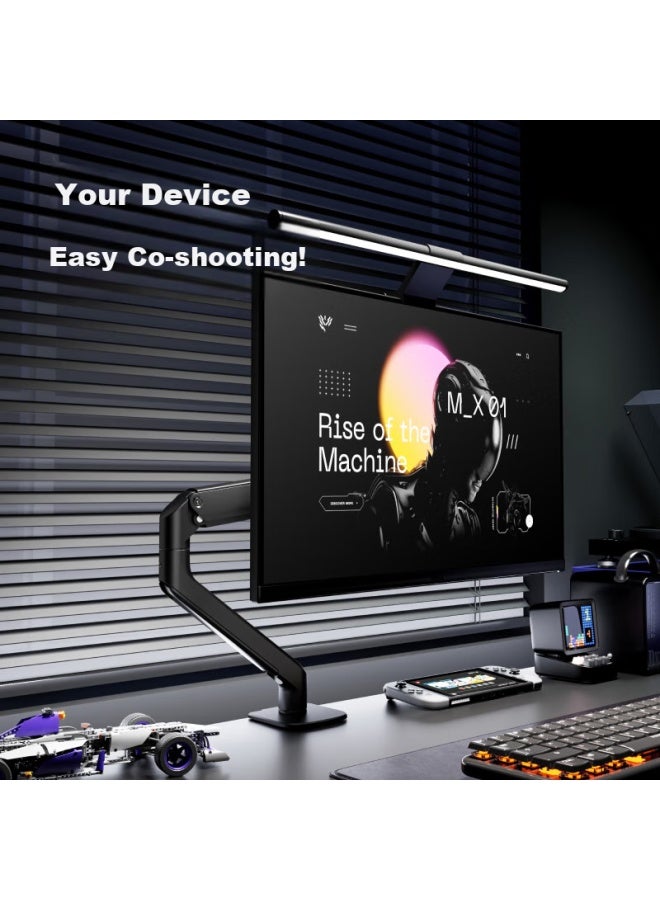 Brateck Beihu Monitor Stand, Mechanical Arm, Display Stand Arm, Computer Stand, Monitor Riser, Screen Stand Compatible With 17-32, E350ez Obsidian Black - Image 5