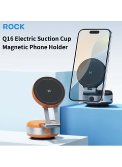 Phone Holder with Electric Suction Cup Magnetic Retractable Mobile Phone Holder for Car, Mirror, Desk and All Smooth Surfaces Blue - pzsku/Z295BAE19C7894863770AZ/45/_/1740500256/3293d30e-15dc-4155-90d5-f5a800b957e1