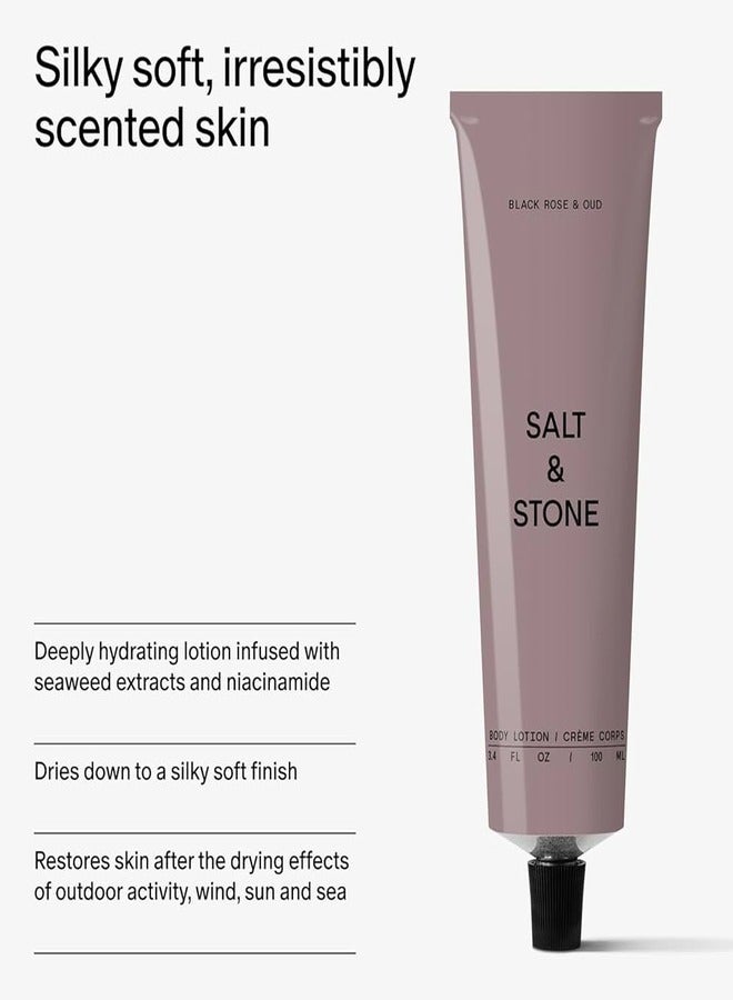 salt and stone Salt & Stone Saffron & Cedar Body Lotion with Niacinamide, 100ml – Moisturizing & Nourishing Skincare  - Image 5