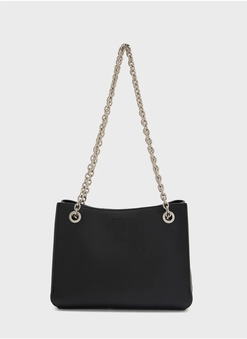 Calvin Klein Jeans Sculpted Chain Detailed Tote