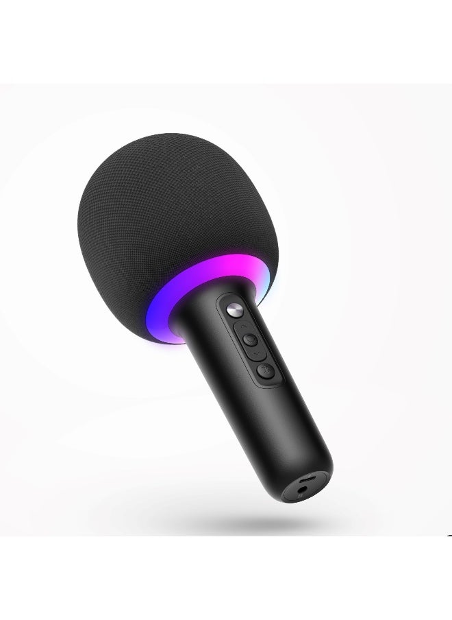 Miniso Karaoke Microphone with Built-in Wireless Speaker  Model: AU071(Black) 